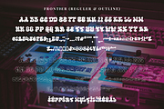 Frontier - A Retro Display Font, a Handwritten Font by a Piece of Cake (Thumbnail 8 of 9)