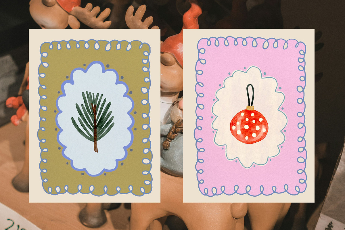 Christmas Series BUNDLE: All 5 in 1, a Seasonal Illustration by Veyla (Photo 52 of 72)