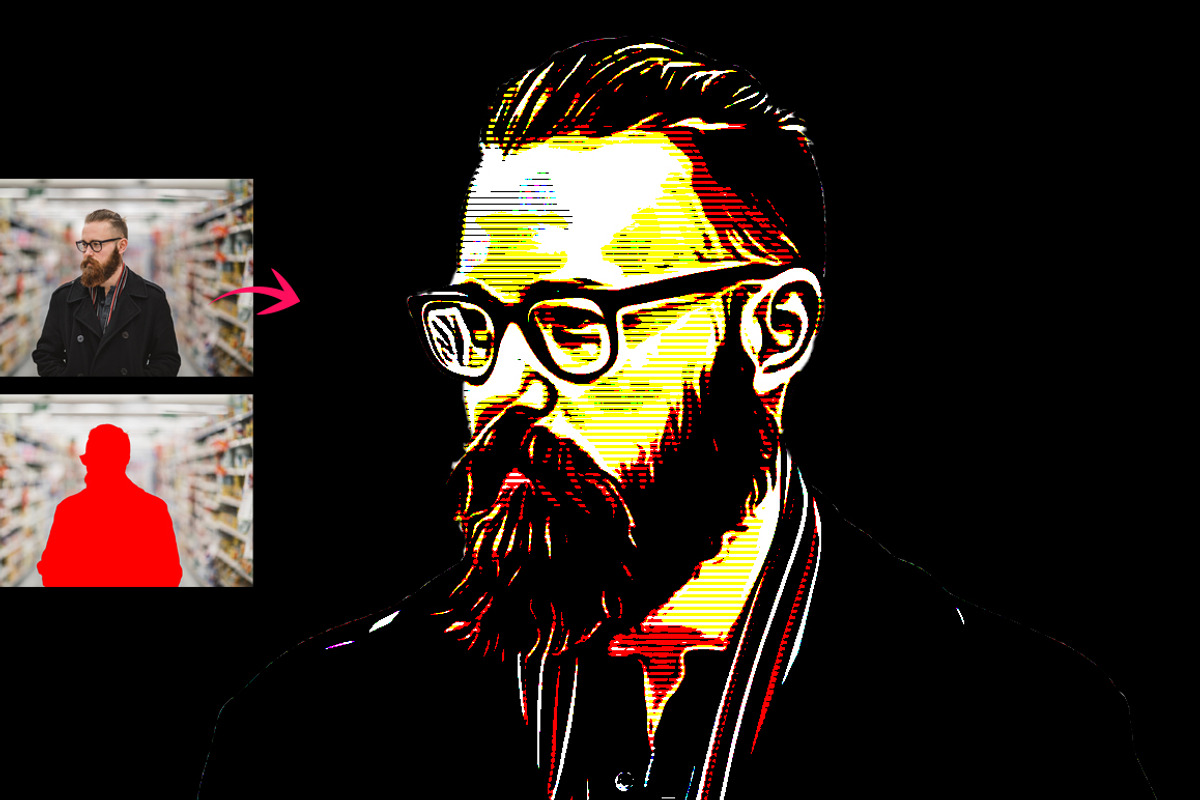Pop Art Effect Photoshop Action, an Action Add-On by MRI STUDIO (Photo 15 of 22)