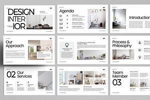 Interior Design Presentation, a Presentation Template by MightyDesign
