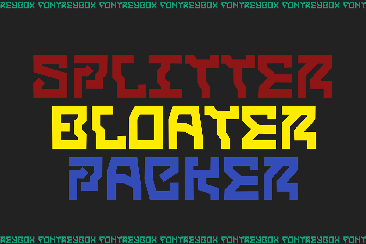 Reybox – Futuristic Stylish Display, a Sans Serif Font by Dm Studio (Photo 2 of 11)