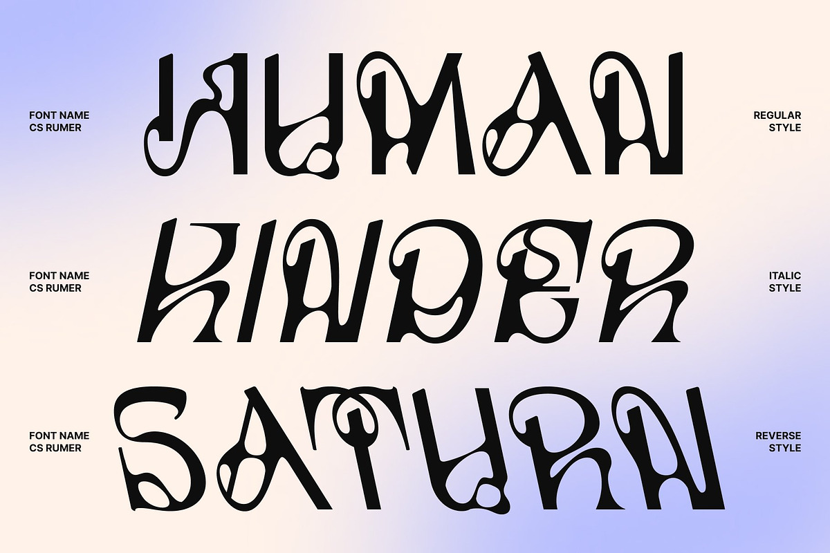 Rumer – Melted Sans Serif, a Sans Serif Font by Craft Supply Co. (Photo 2 of 8)