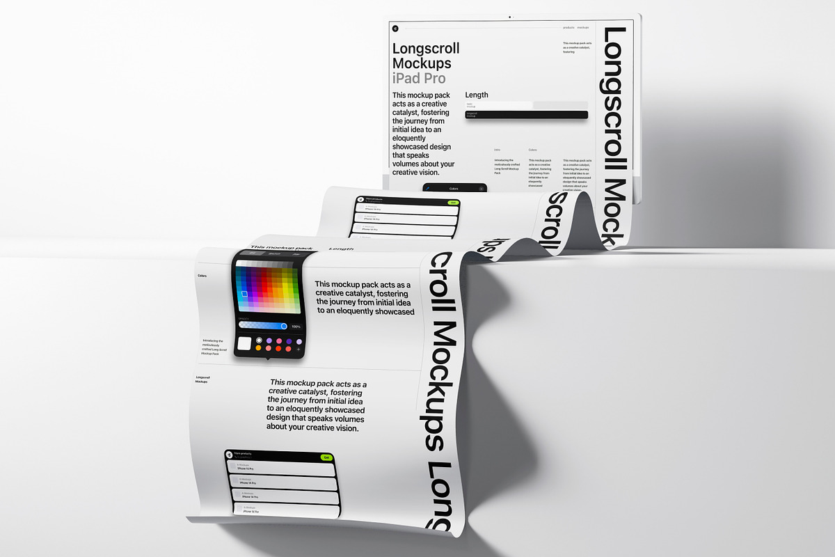 iMac 24 inch Longscroll Mockups, a Mac Mockup by ls.graphics (Photo 9 of 10)
