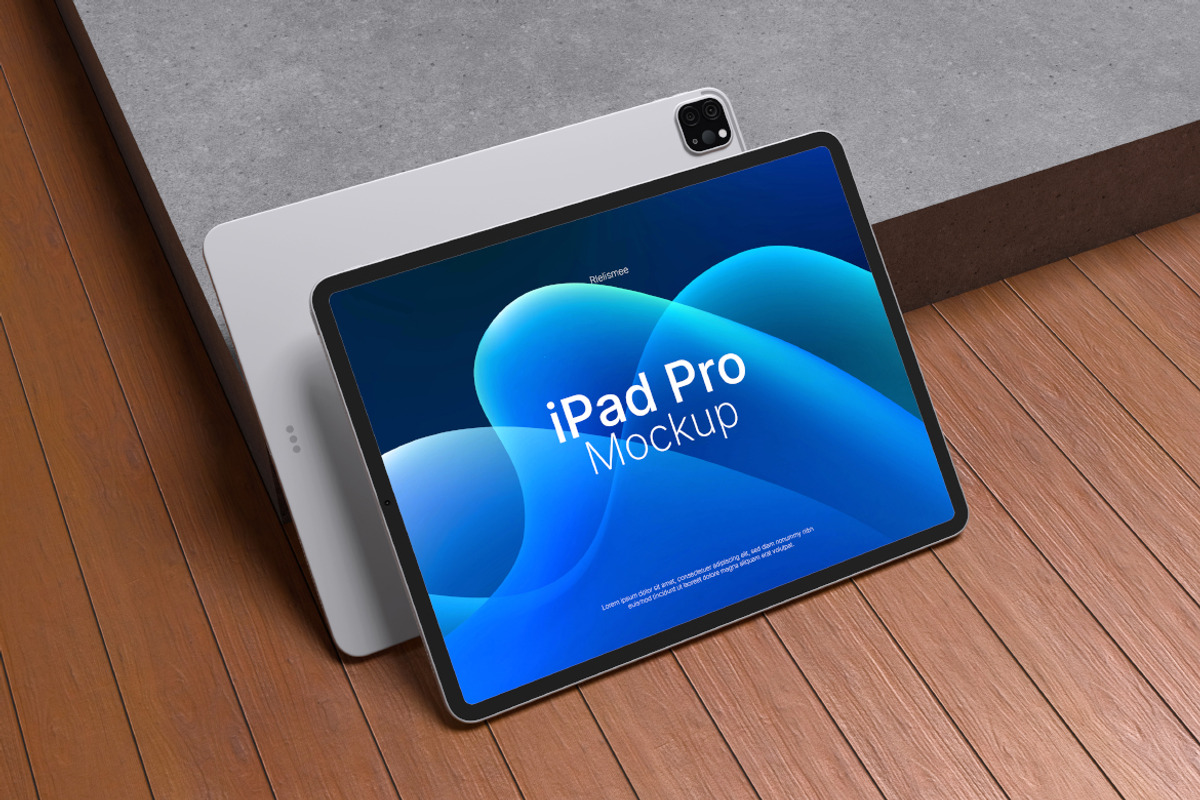 iPad Pro Mockup Bundle Set, an iPad Mockup by Rielismee (Photo 3 of 5)
