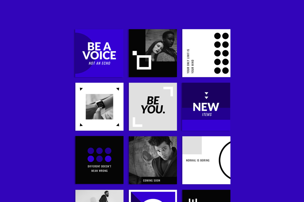 Instagram Post&Stories-for Marketing, a Social Media Template by CreativeFolks (Photo 3 of 5)