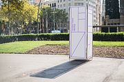 Barcelona Outdoor Totem Mockup, an Advertising Mockup by M-up (Thumbnail 2 of 3)