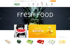 Pts Fresh -Food & Restaurant Theme