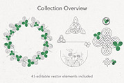 Celtic Knots & Shamrock Dividers, an Object Graphic by IrinaCzaran (Thumbnail 3 of 7)