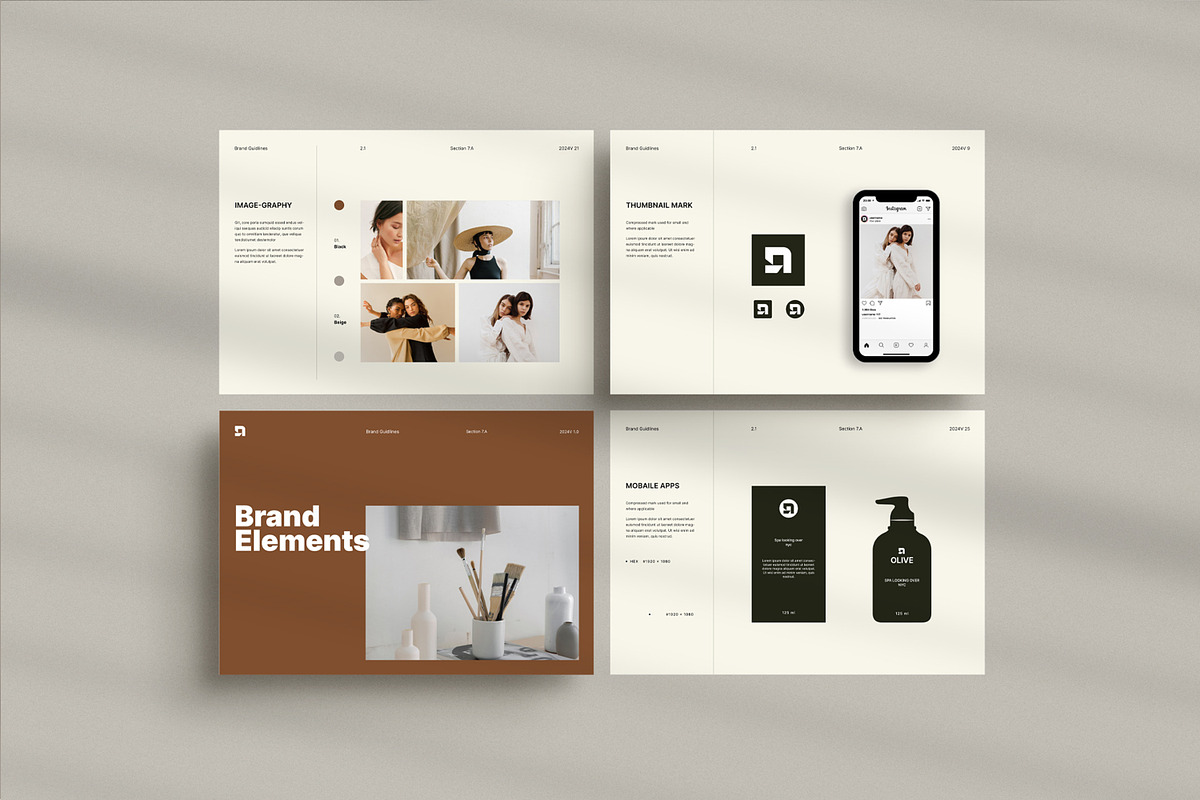 Olive-Brand Guidelines, a Brochure Template by S A N D Y (Photo 8 of 11)