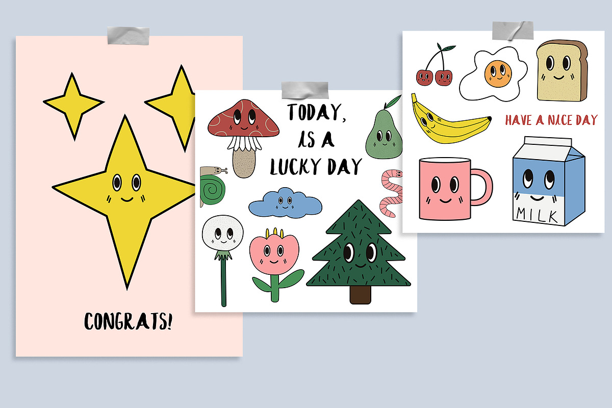 30 cute object illustrations, an Object Graphic by Mii Lab (Photo 5 of 7)