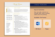 Modern Professional Resume Template, a Resume Template by VictoriousVita (Thumbnail 2 of 8)