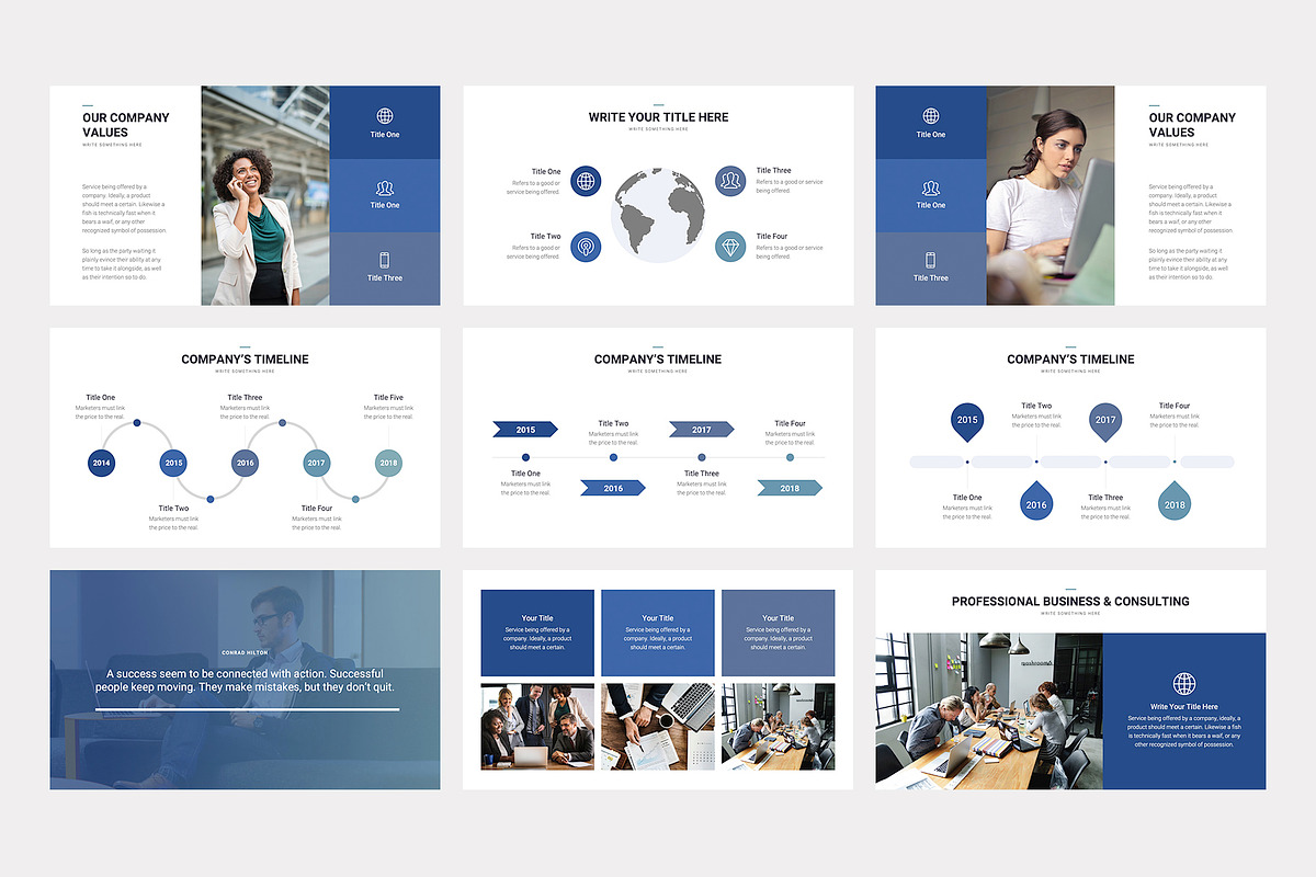 Walden PowerPoint Template, a Presentation Template by slidequest (Photo 4 of 20)