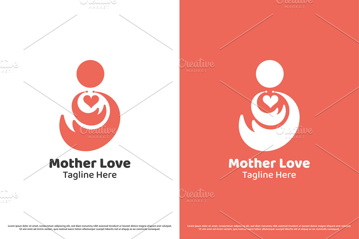 Mother love care logo template, a Branding & Logo Template by Morvana Crew (Photo 1 of 2)