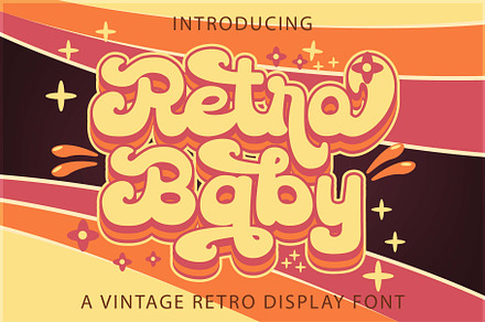 Retro Baby - Retro Script Font, a Script Font by Densu Creative