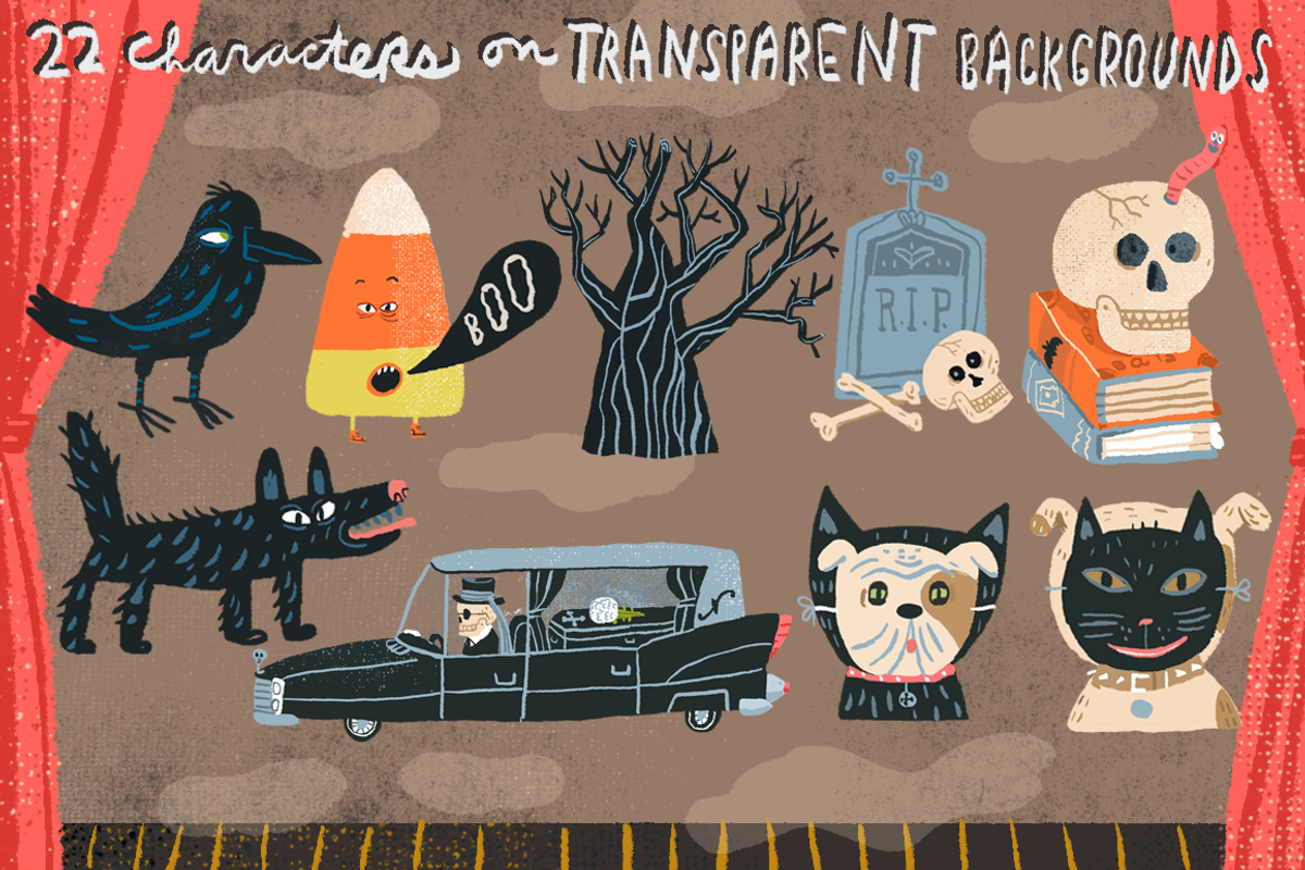 22 Horrific Halloween Illustrations, an Illustration by Stephanie K. Birdsong (Photo 3 of 3)