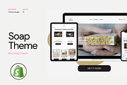 Shopify Soap Theme Light Blue, a Templates & Theme by Exclusive Themes (Thumbnail 1 of 10)
