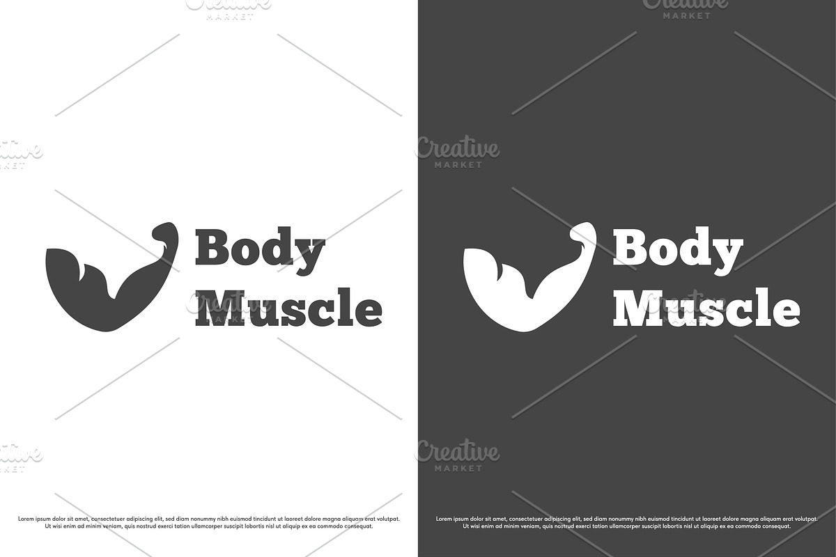 Muscle Arm Logo Design Illustration, a Branding & Logo Template by Morvana Crew