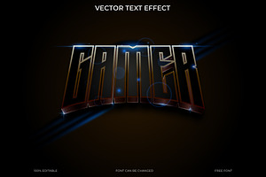 Dark Gaming and sport 3D Text Effect, an Action Add-On by Imamul001
