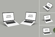 Laptop Mockup, a Wearable Device Mockup by Alhaytar (Thumbnail 1 of 5)