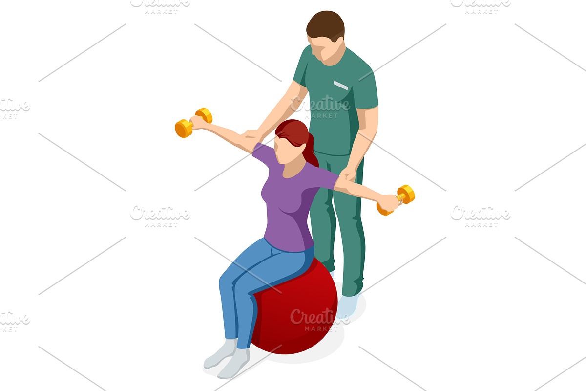 Isometric vector illustration, a Healthcare Illustration by Golden Sikorka