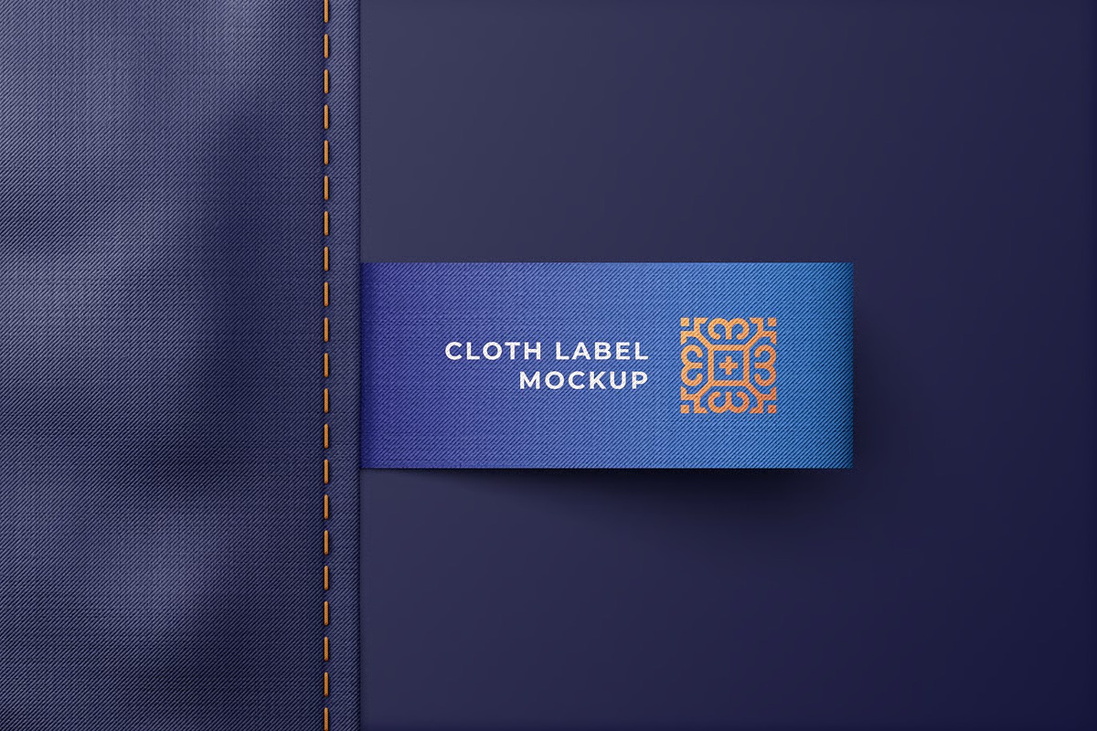 Cloth Label Mockup, an Advertising Mockup by zpackcreative (Photo 1 of 4)