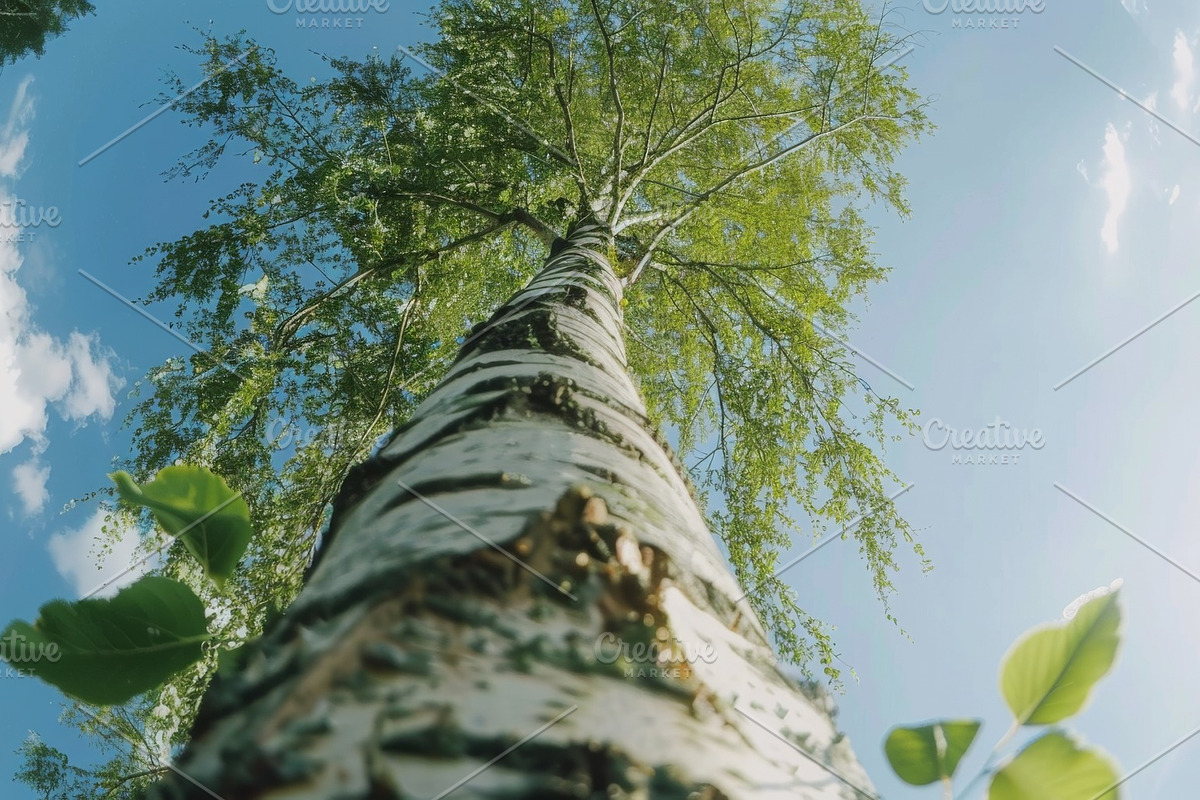 98 Trees view from below, a Nature Photo by Handmadefont (Photo 21 of 98)