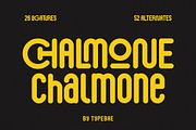 Chalmone - Condensed Rounded Font, a Sans Serif Font by Typebae (Thumbnail 1 of 10)