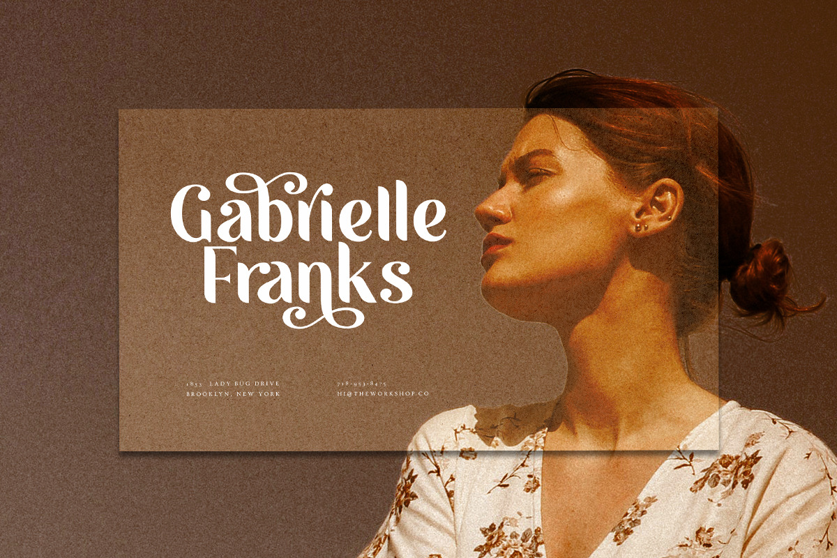 Saphira - Stylish Typeface preview 7