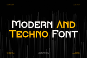 Farkey - Modern Techno Font, a Sans Serif Font by Viswal Studio (Thumbnail 3 of 10)