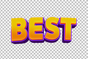 Best 3D Editable Text Effect PSD, a Layer Style Add-On by TrueVector (Thumbnail 2 of 2)