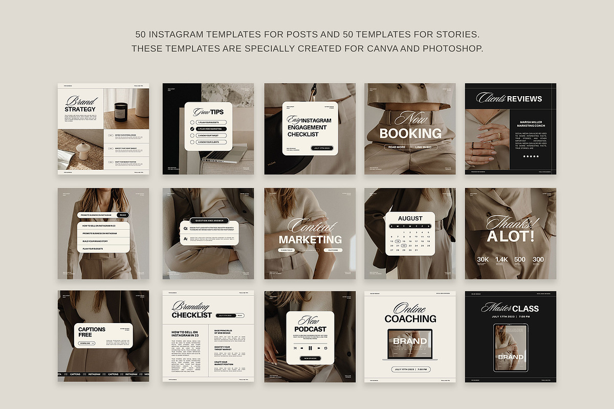 Big Coach Bundle Canva VI, a Marketing Template by Instprofi | Studio Estimo (Photo 18 of 33)