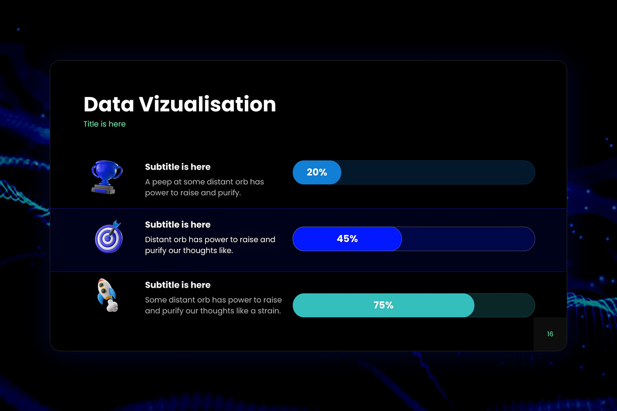Data Visualization - Presentation, a Presentation Template by MNML Agency (Photo 22 of 57)