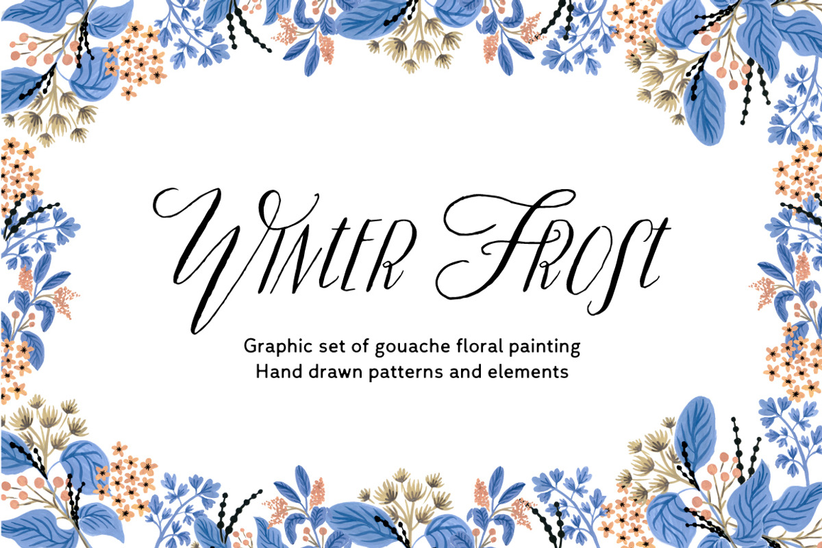 Graphic Winter Set with Pattern, a Pattern Graphic by AnzhelikaGerman (Photo 1 of 9)