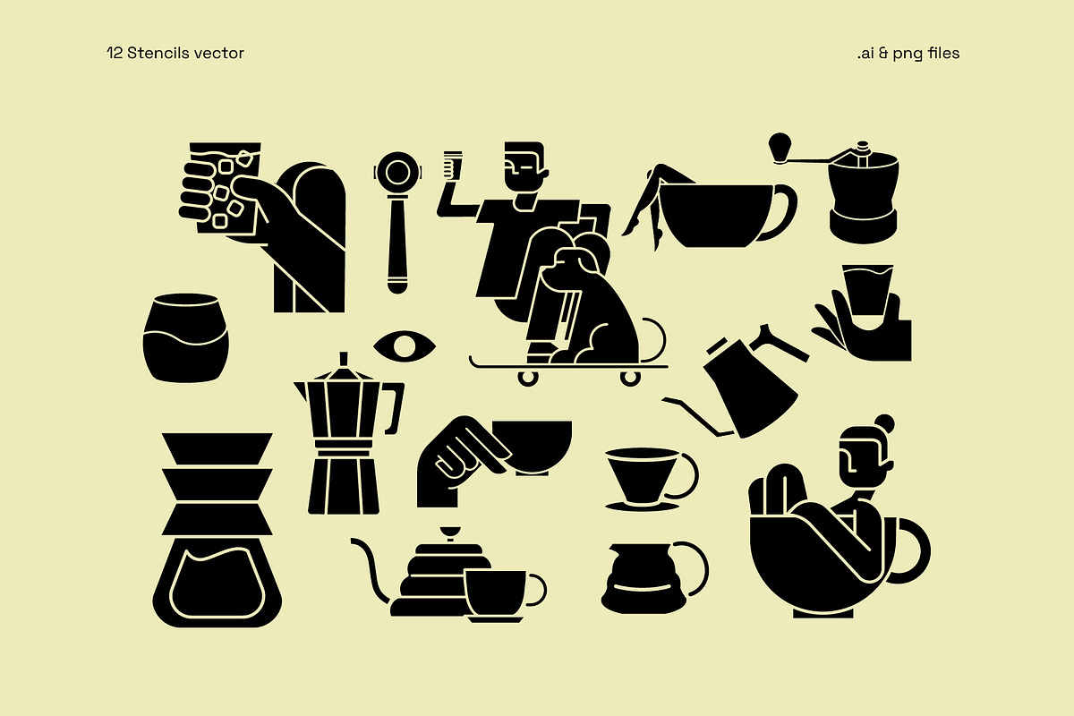 Coffee Illustration (Wake Up), a Food Illustration by Elysamunster (Photo 6 of 17)