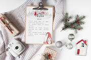 Watercolor Christmas gnomes, an Illustration by JuliaBadeeva (Thumbnail 3 of 7)