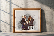 Costume Family Watercolor Art, an Action Add-On by MRI STUDIO (Thumbnail 8 of 27)