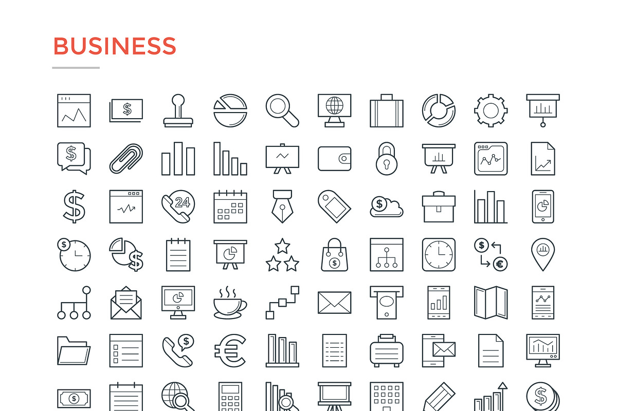 4800 Line Icons Pack, an Outline Icon by Vectors Market (Photo 2 of 13)