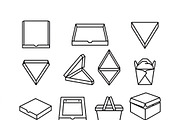 400 Pizza Shop Outline Icons, an Outline Icon by adenpinkstore (Thumbnail 8 of 8)