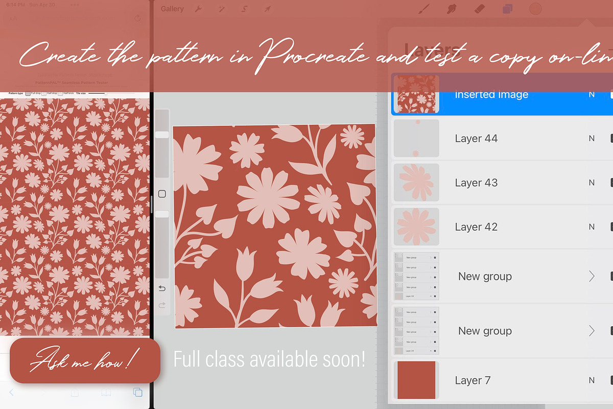 Folksy Flowers & Butterfly Procreate, a Brushes & More by DeloresArt (Photo 9 of 12)