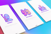 Stop Terrorism | 16 Thin Line Icons, an Outline Icon by Alex Blogoodf (Thumbnail 2 of 11)