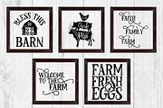 Farm SVG Bundle Cricut Silhouette, an Illustration by SavanasDesign (Thumbnail 3 of 10)