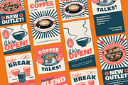 White Retro Instagram Pack, a Social Media Template by graphicook (Thumbnail 2 of 6)