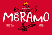 Meramo, a Script Font by Ideal Eksis (Thumbnail 1 of 5)