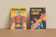 Mexican Lucha libre fight background, a Sport Illustration by Good Studio (Thumbnail 6 of 7)