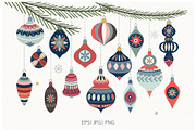 Christmas balls collection, a Graphic by Letto studio (Thumbnail 1 of 5)
