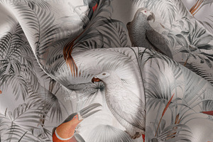 Tropical Birds Luxury Pattern