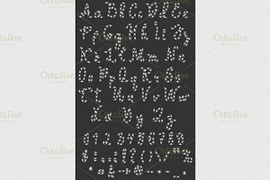 Vector alphabet. Hand drawn letters., a Font by IllustrationArtShop