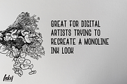 FineLiner Ink Procreate Brushes, a Brush Add-On by Inky Pixels (Thumbnail 4 of 11)