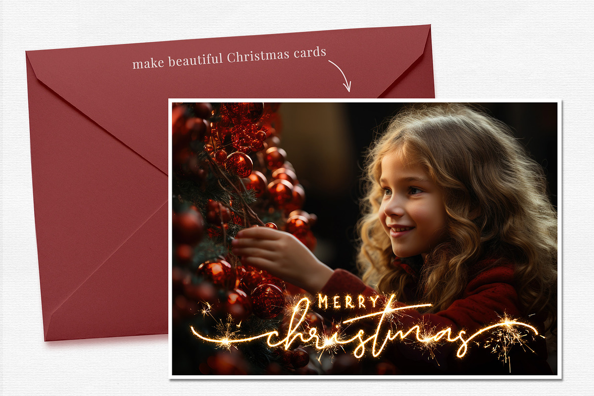 12 Christmas sparkle photo overlays, a Layer Style Add-On by BrownLeopard (Photo 3 of 5)