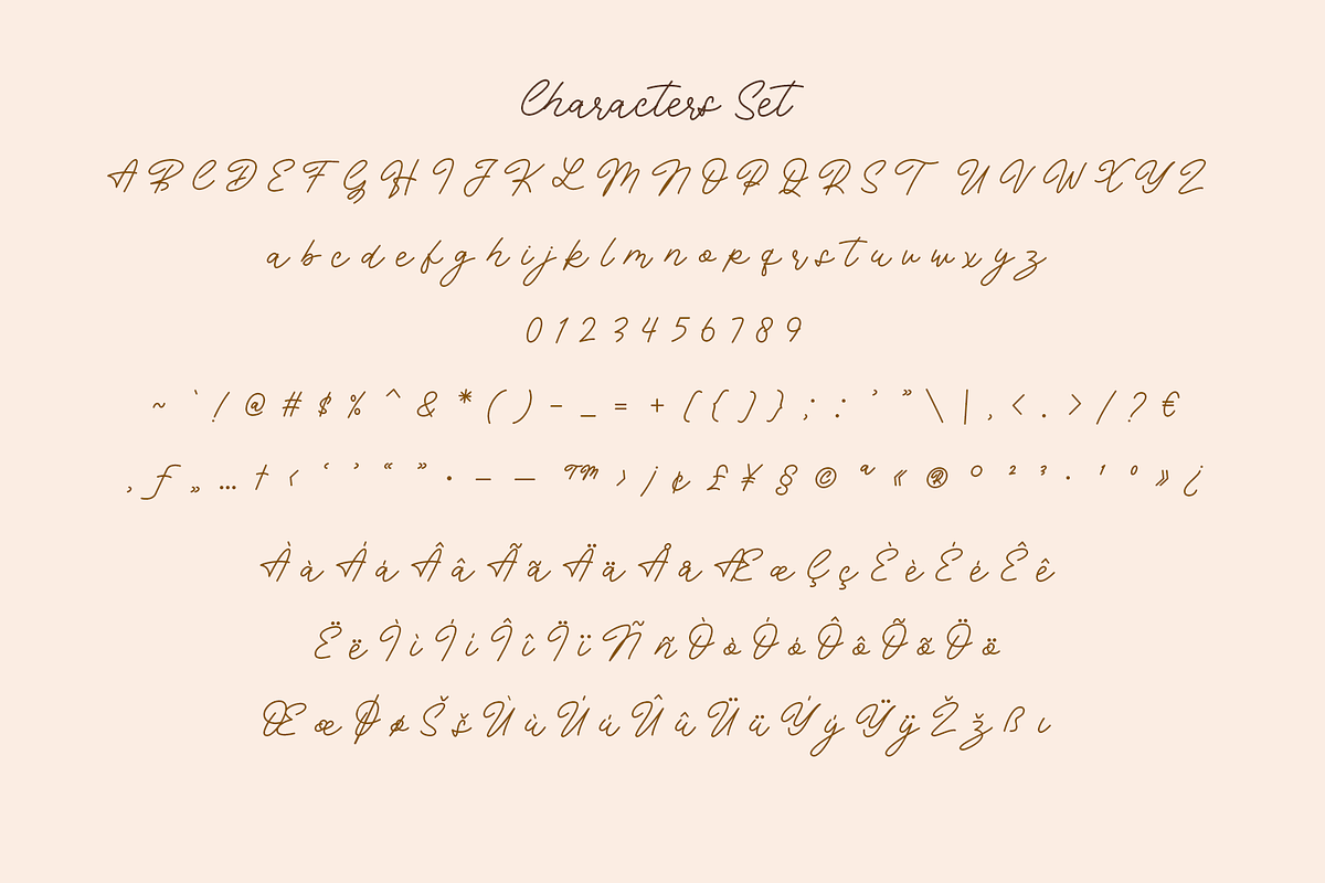 Milky Berry, Casual Script Font preview 8